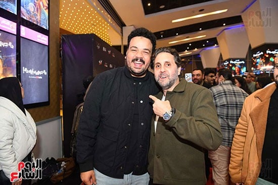رامى إمام وهشام ماجد يساندان أبطال فيلم ده صوت إيه ده فى  العرض الخاص (11)