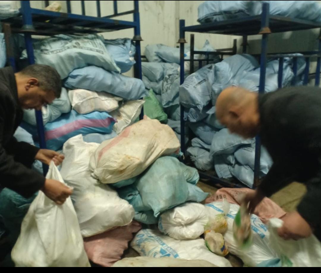 كميات كبيرة من اللحوم