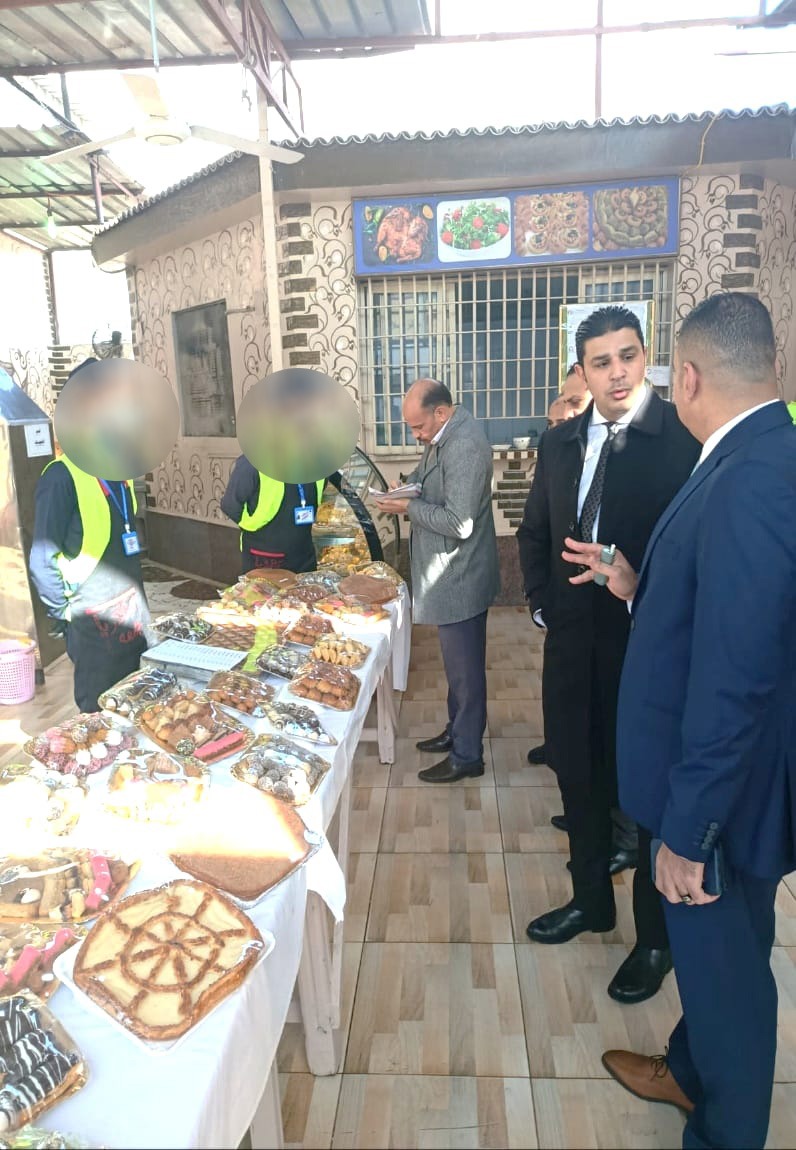 التفتيش على أماكن الطعام فى مركز الاصلاح