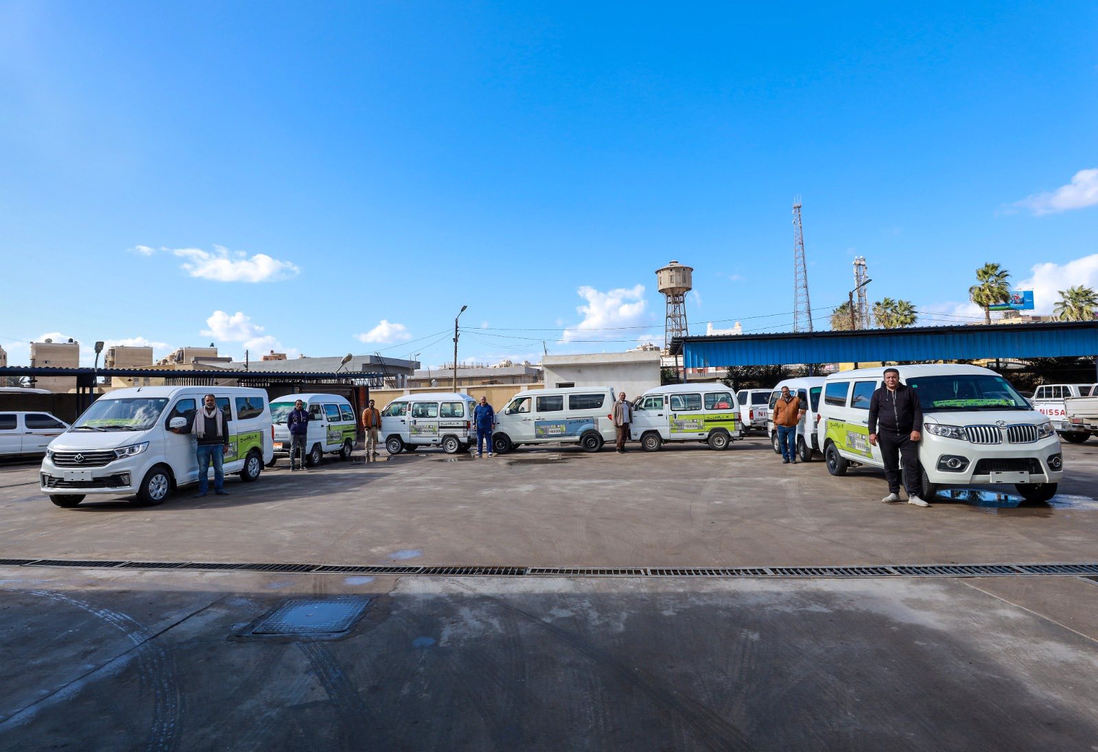 سيارات مشروع السرفيس الجديد بكفر الشيخ