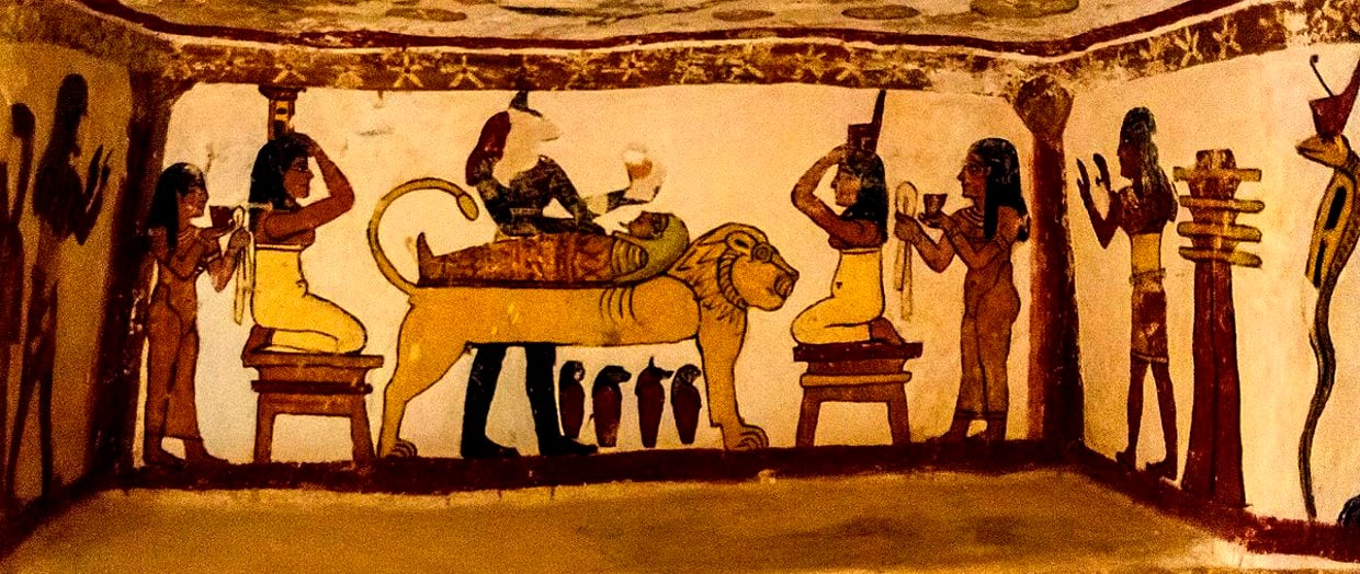 مقابر المزوقة بالوادى الجديد