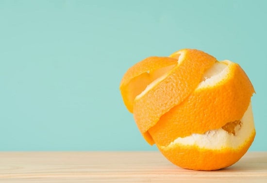 طرق طبيعية من قشر البرتقال 