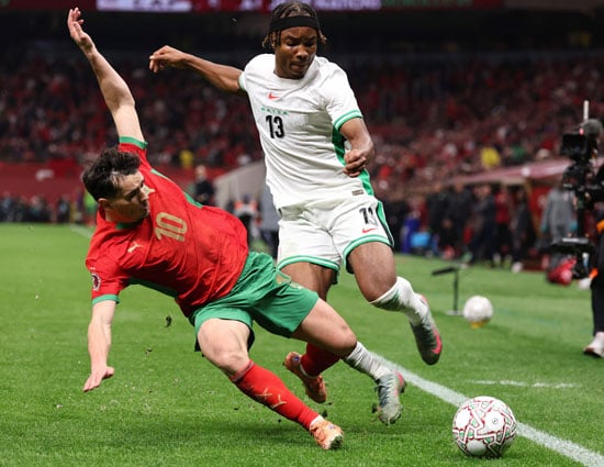 المغرب ونيجيريا الشوط الثانى