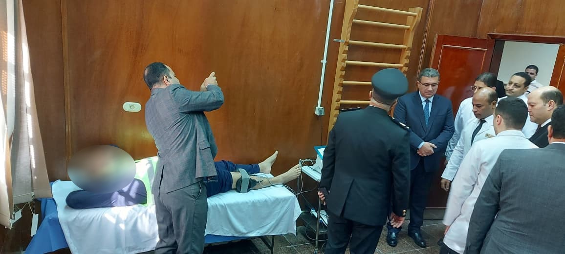 النيابة العامة تزور مستشفى مركز الاصلاح بجمصة