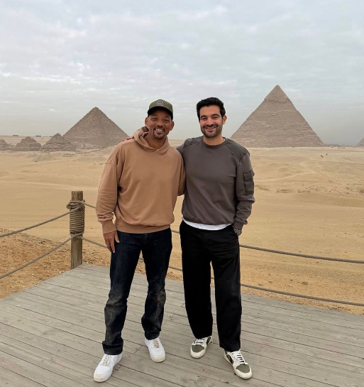 ويل سميث فى الاهرامات (2)