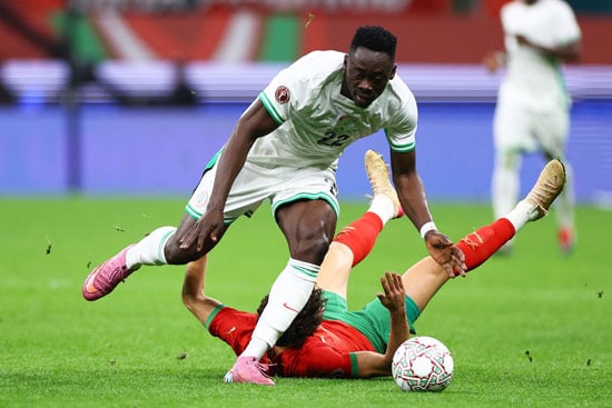 المغرب ونيجيريا تنافس على الكرة