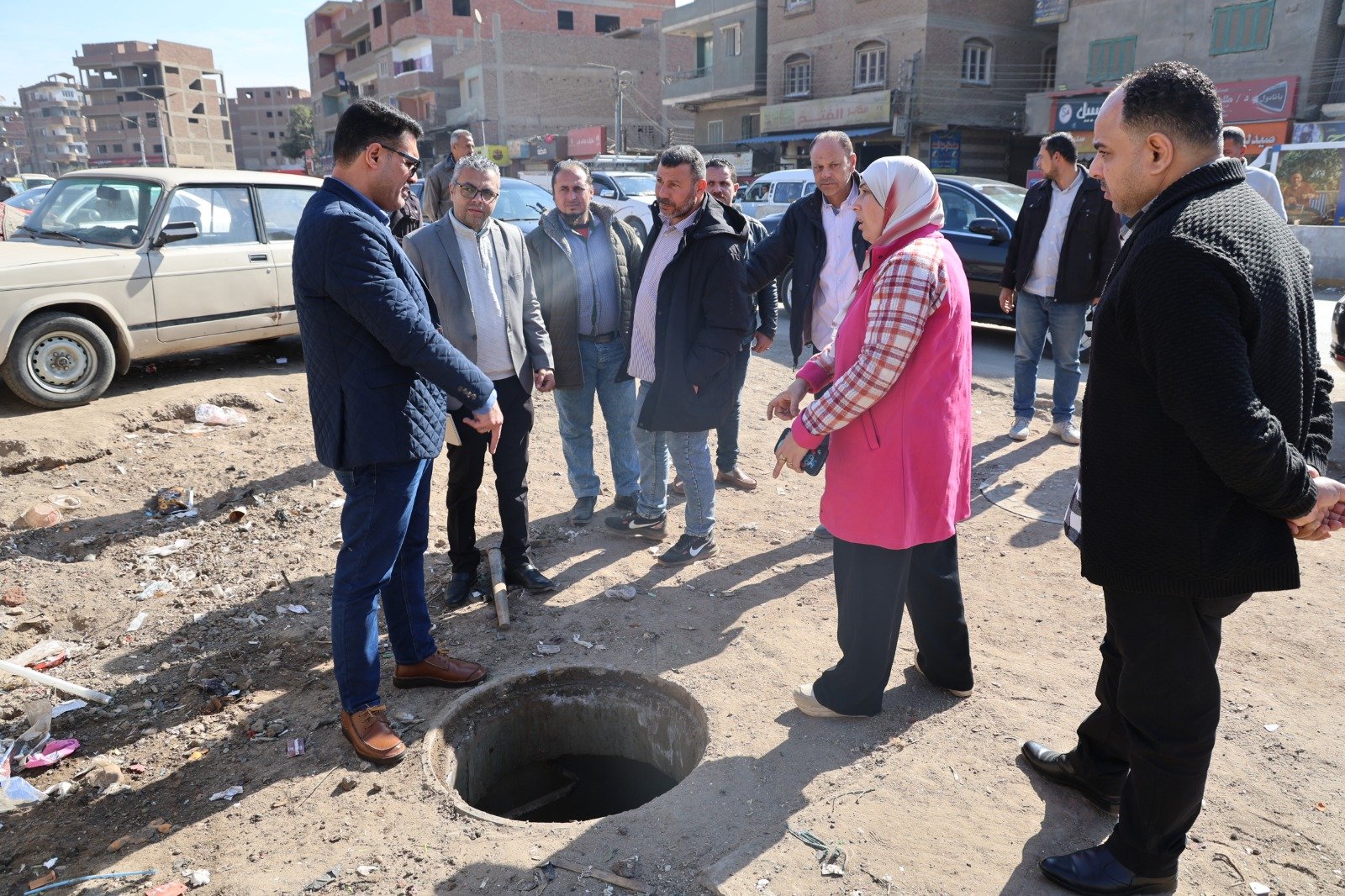 خلال متابعة تنفيذ المشروعات