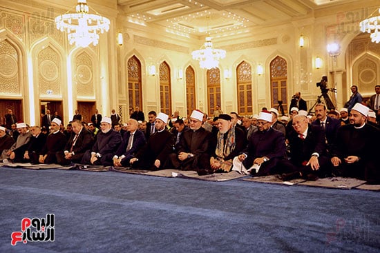 حضور قيادات الأزهر الشريف ودار الإفتاء المصرية