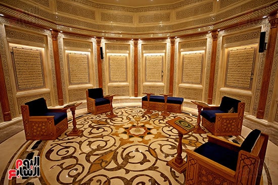 مسجد العزيز الحكيم قبيل افتتاحه