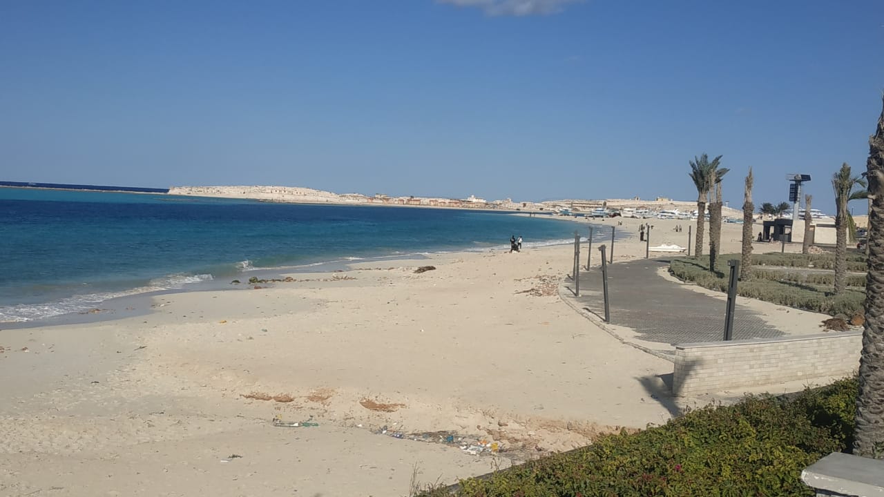 جمال وهدوء شواطئ مطروح في الشتاء