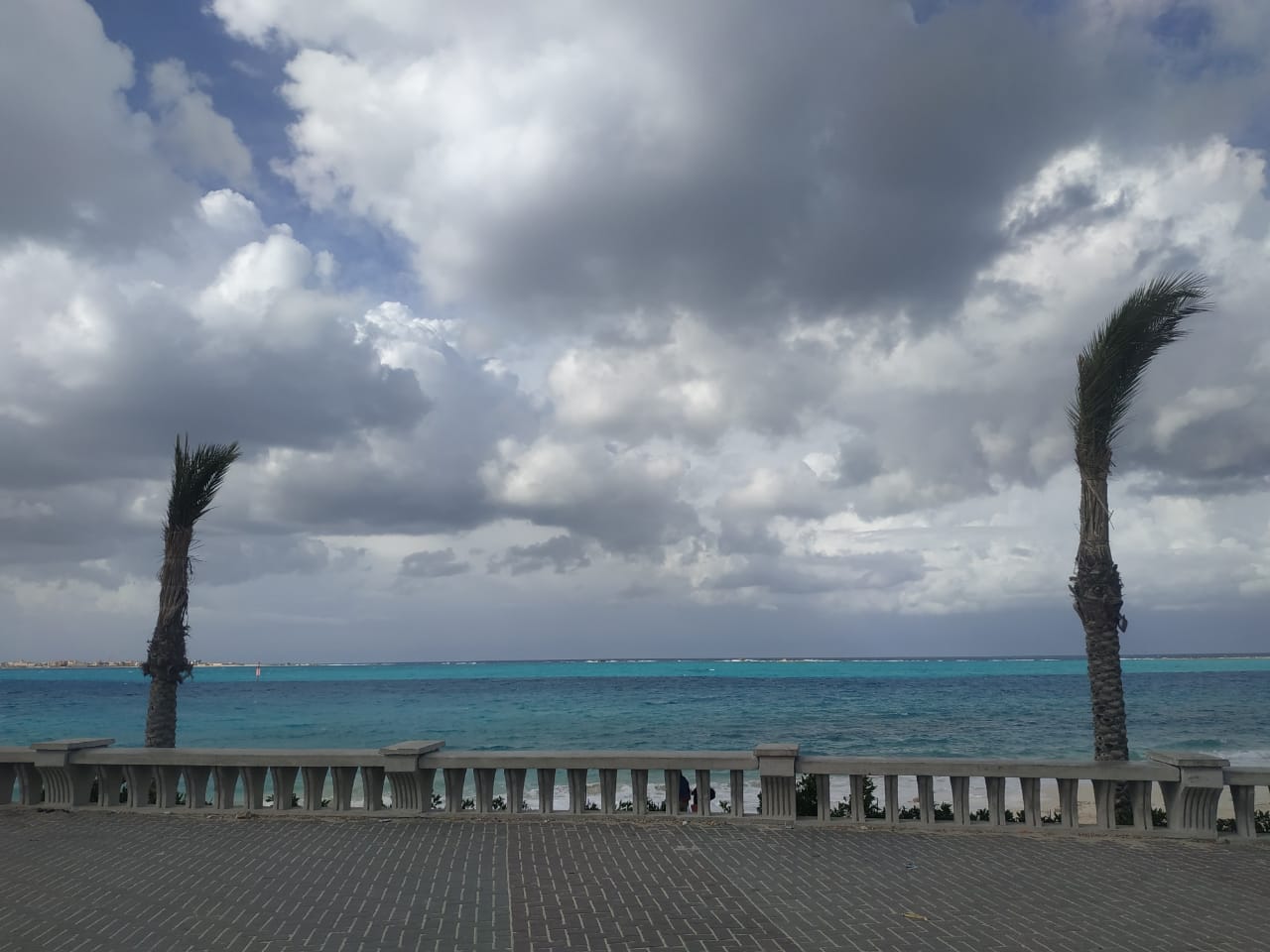 الاجواء الشتوية الرائعة - كورنيش مطروح