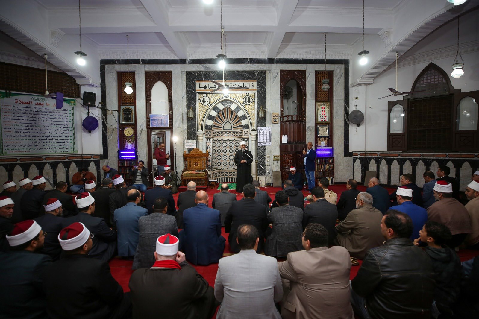 الحضور خلال الاحتفالية