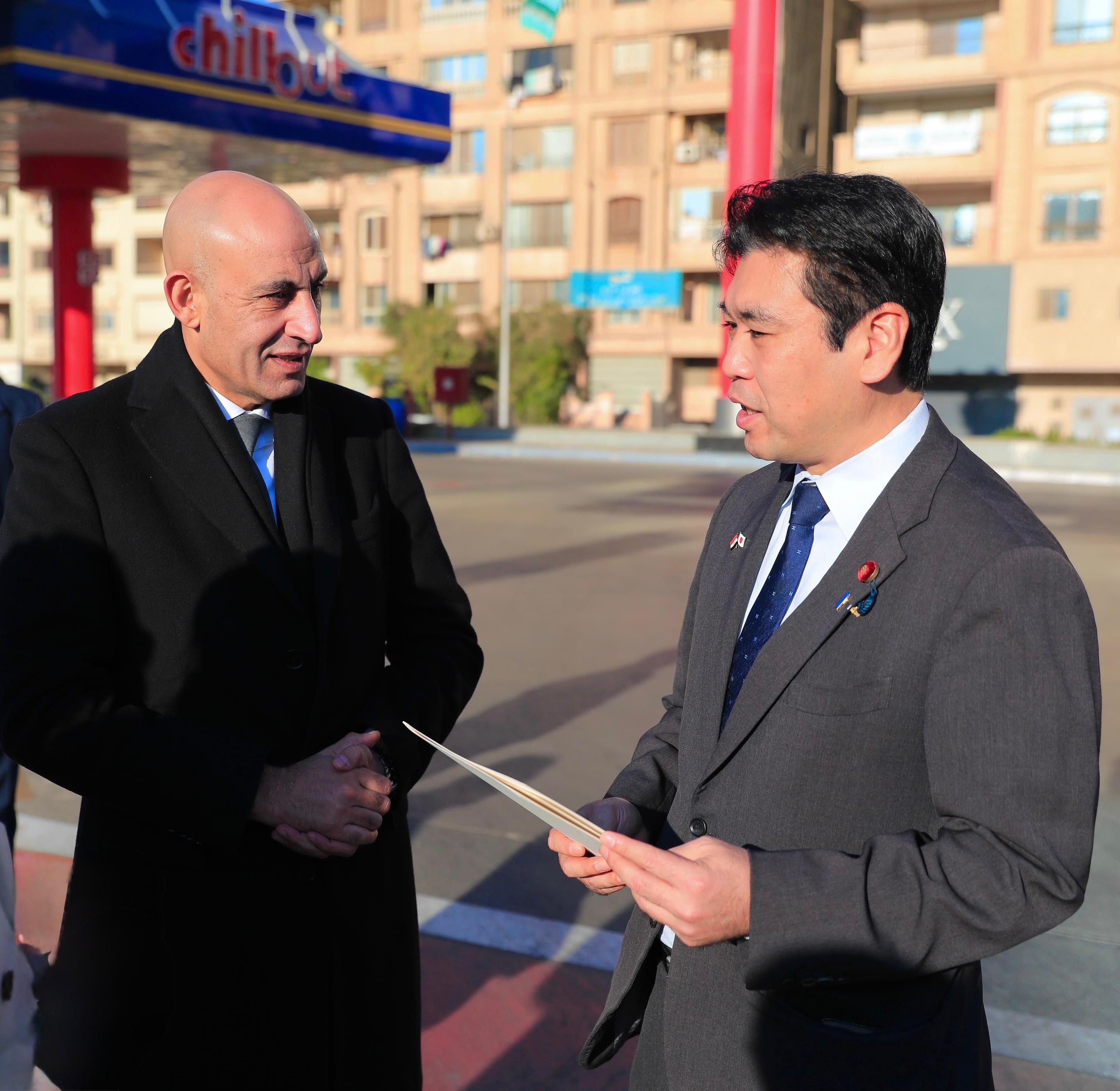 لقاء وزير التربية والتعليم مع نظيره اليابانى