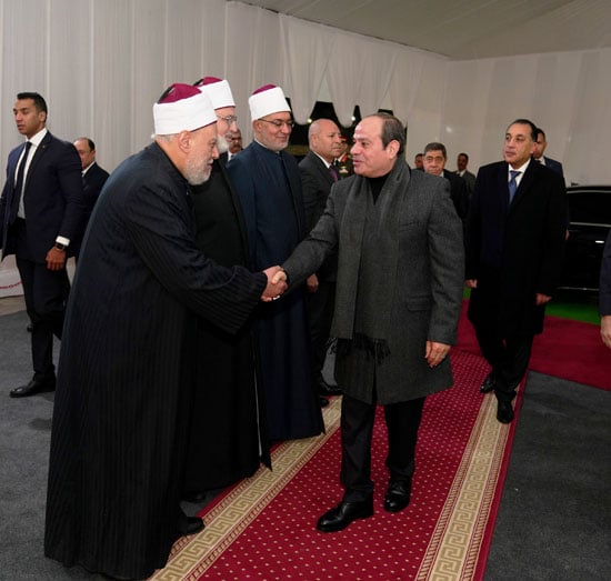 الرئيس السيسى يفتتح مسجد العزيز الحكيم بالمقطم (5)