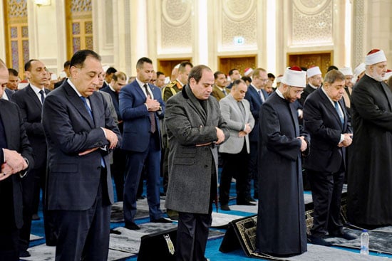 الرئيس السيسى يفتتح مسجد العزيز الحكيم بالمقطم (1)