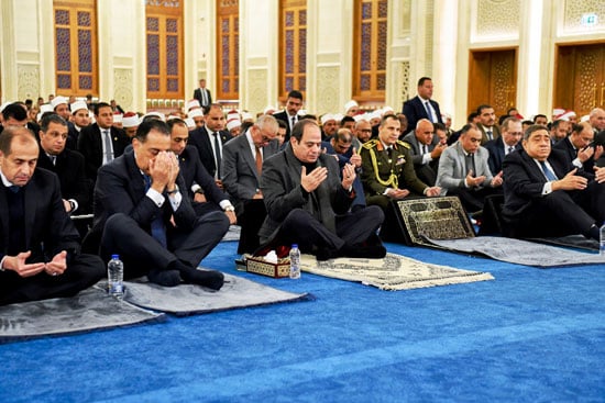 الرئيس السيسى يفتتح مسجد العزيز الحكيم بالمقطم (3)