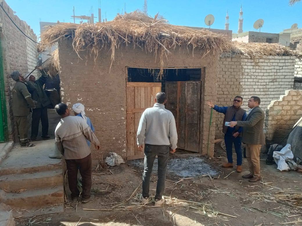 حملات ازالة التعديات على أملاك الدولة بمدينة البياضية