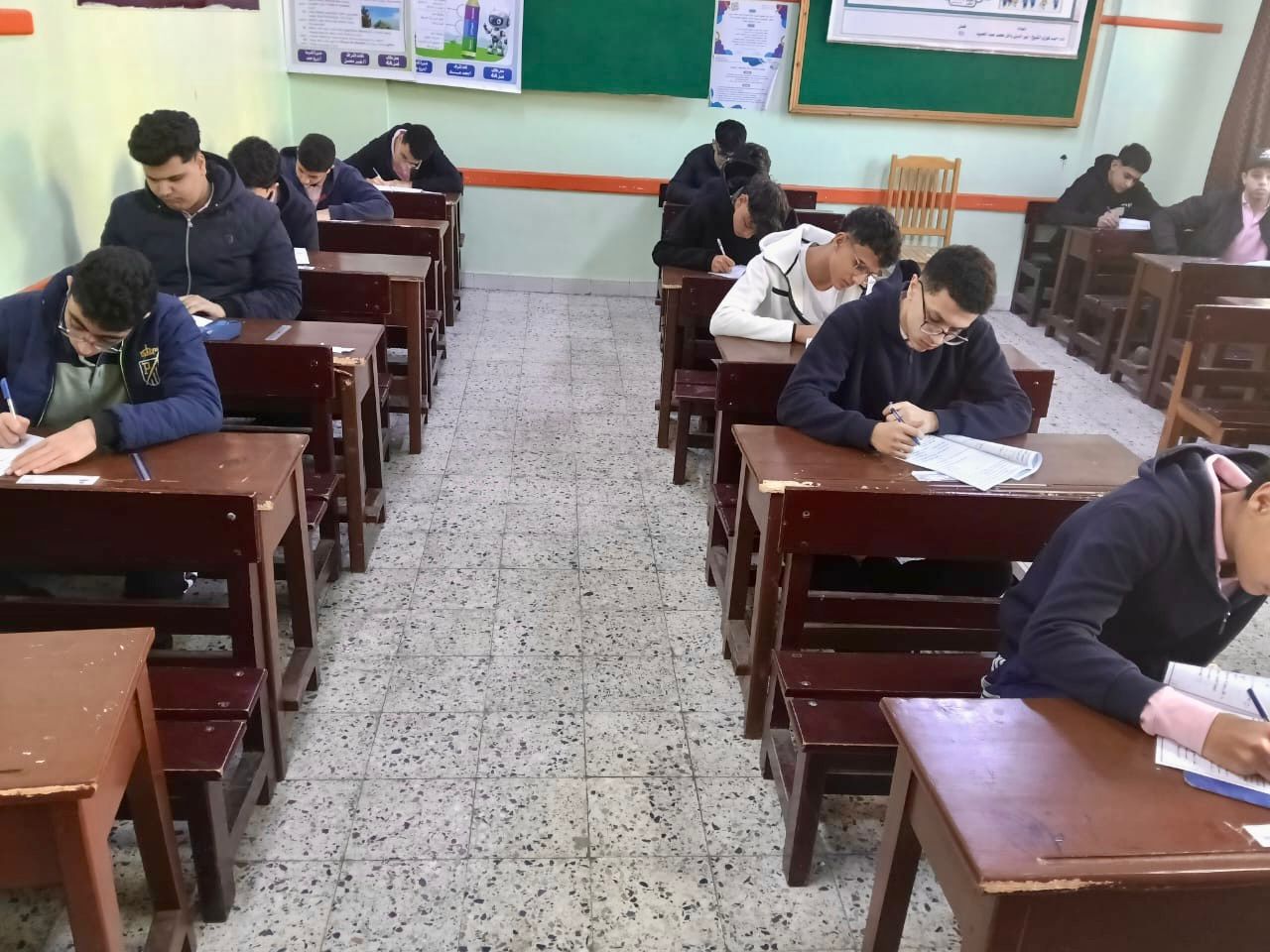 امتحان الإعدادية 2026 فى أول يوم