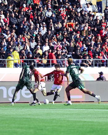 محمد هانى خلال المباراة