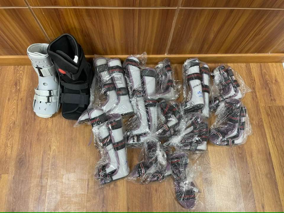 جانب من توفير الأجهزة التعويضية بمستشفى الكرنك الدولى