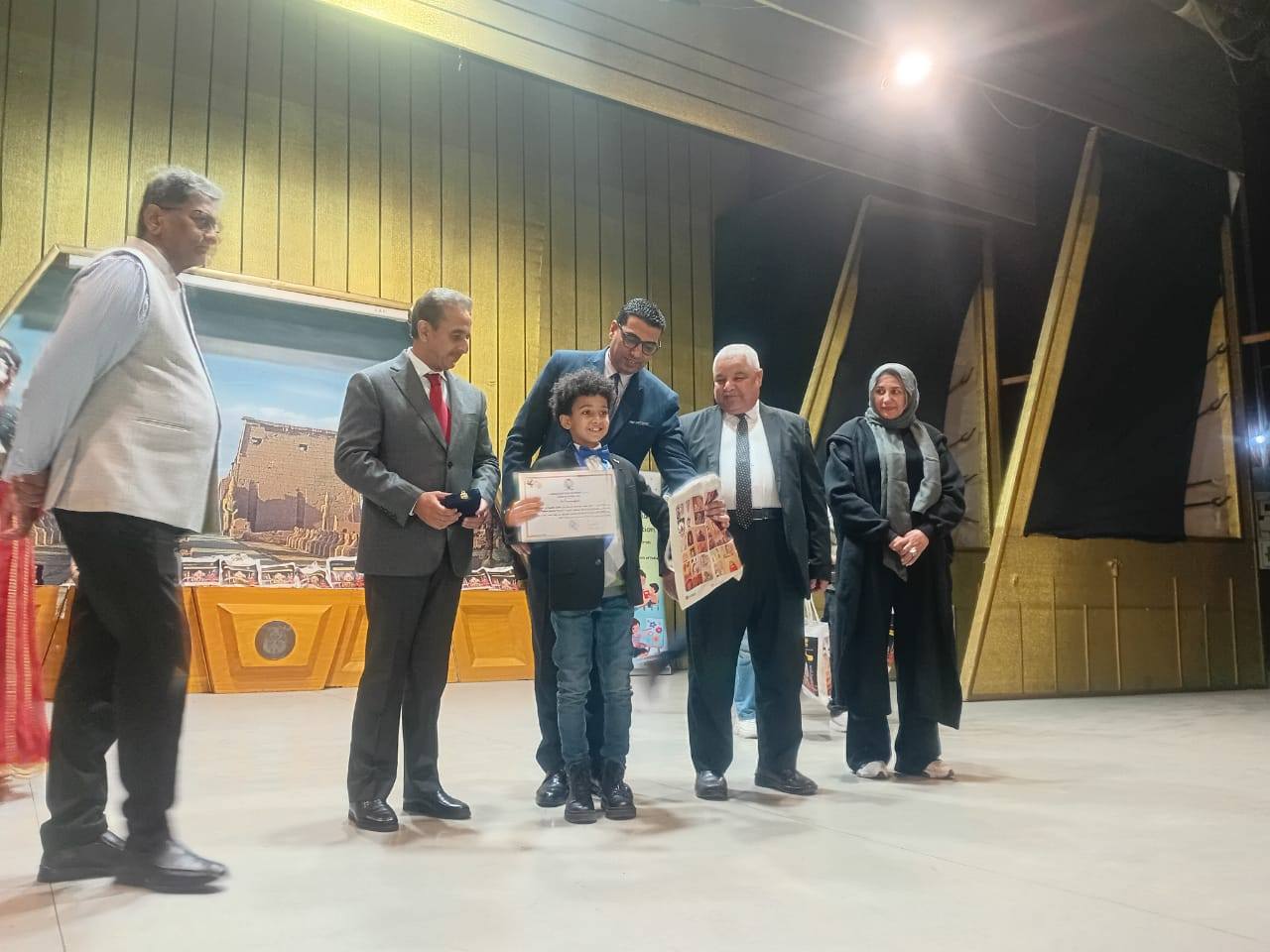 حفل تكريم 15 من الطلاب الفائزين في مسابقة لمحات من الهند بالأقصر