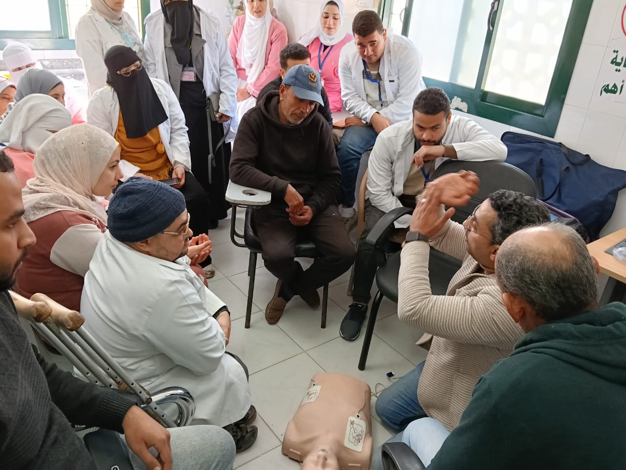 تنفيذ تدريب ميداني بالوحدات الصحية لتعزيز مهارات الإنعاش القلبي الرئوي
