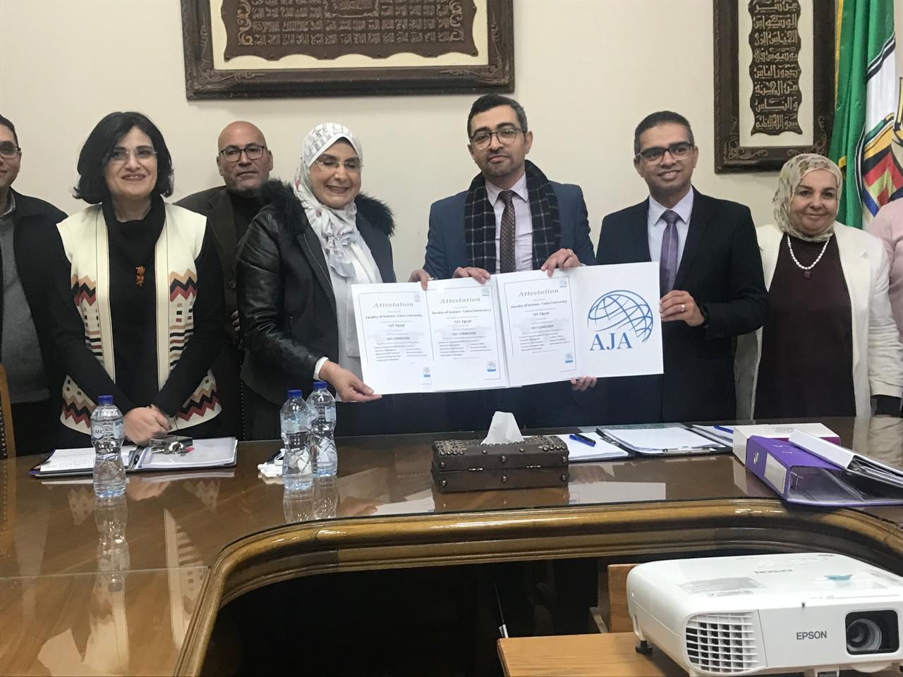 تجديد شهادات الأيزو الدولية لكلية العلوم