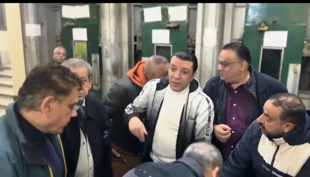 مصطفى كامل يودع اعضاء نقابة الموسيقيين