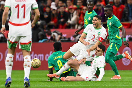 المغرب ضد السنغال نهائى أمم أفريقيا أشرف حكيمى