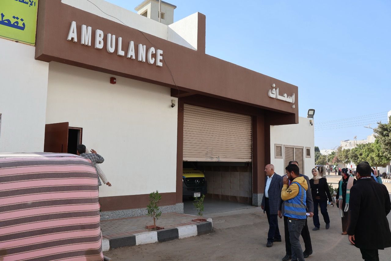 نقطة إسعاف ضمن مشروعات حياة كريمة بقرى سوهاج