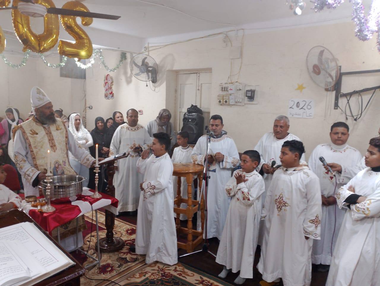 لقان عيد الغطاس بكنيسة رئيس الملائكة ميخائيل بعزبة جاد