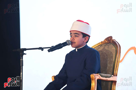 الطفل محمد القلاجي، أحد متسابقي برنامج دولة التلاوة