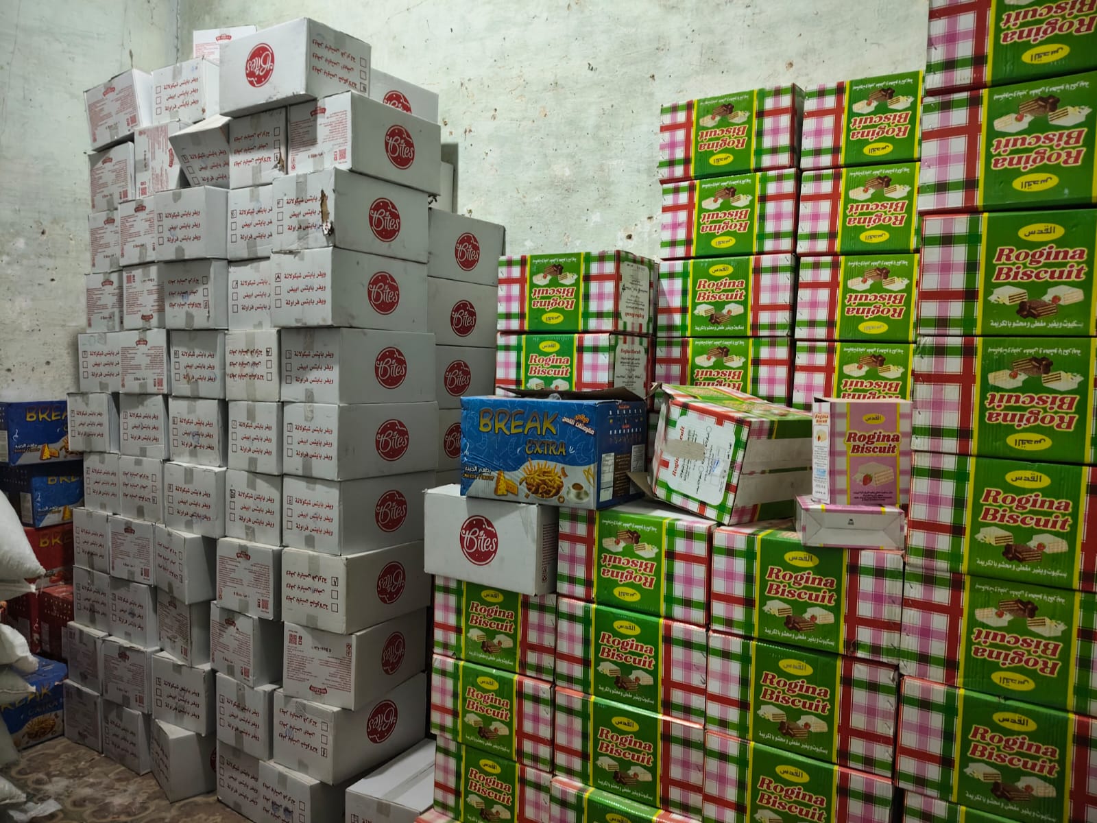 التحفظ على المضبوطات بالمخزن 