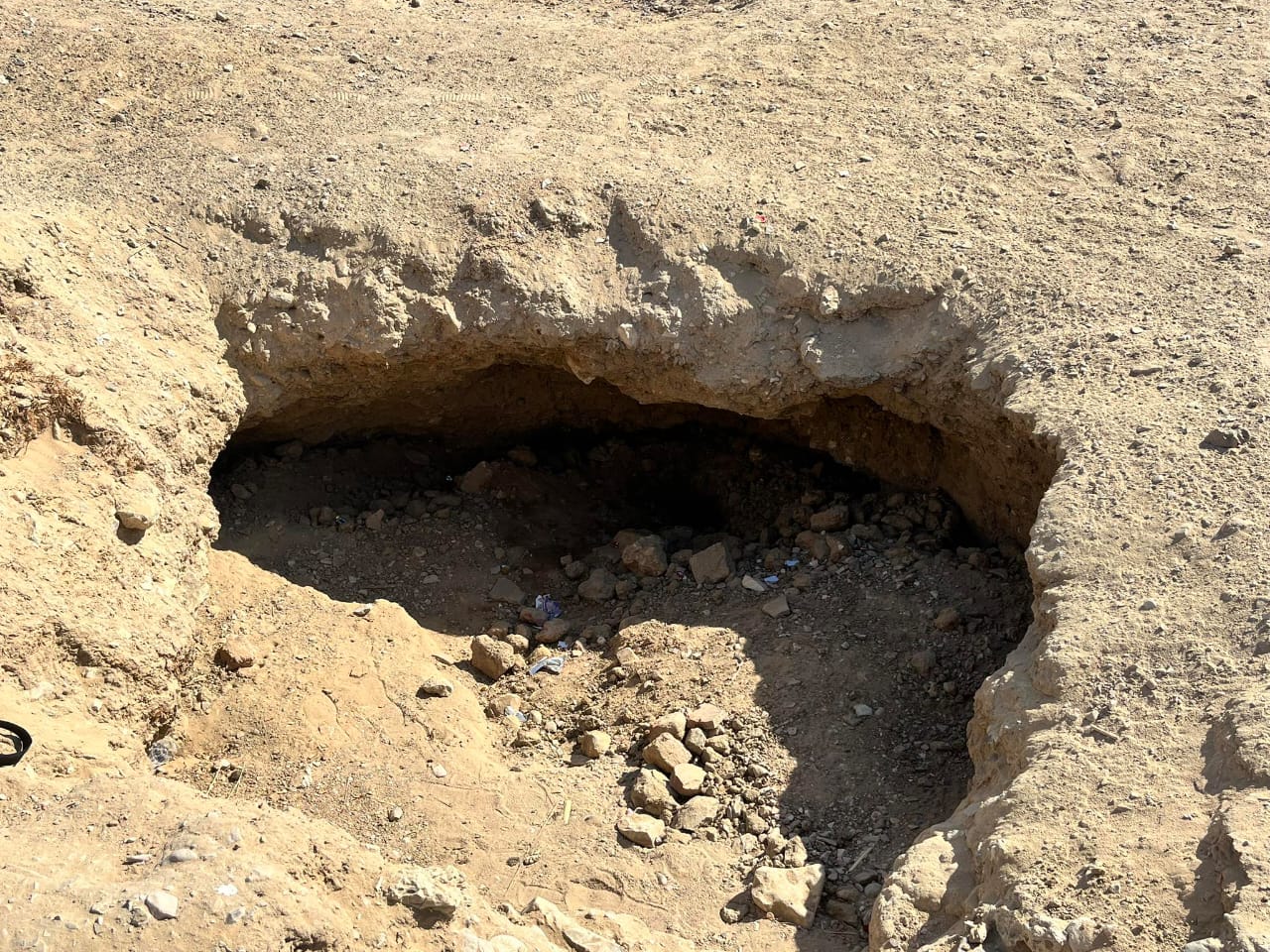 بئر العين فى صحراء قنا