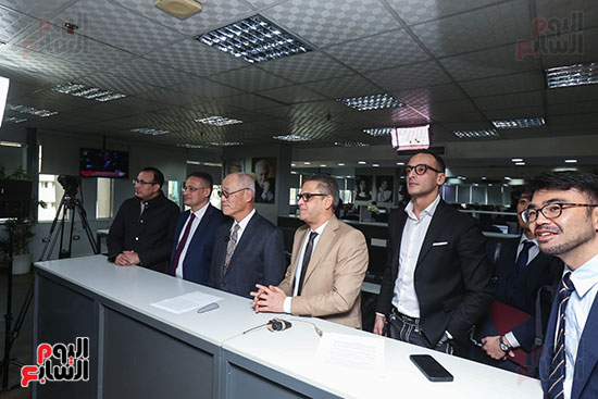 السفير اليابانى فى ضيافة تلفزيون اليوم السابع