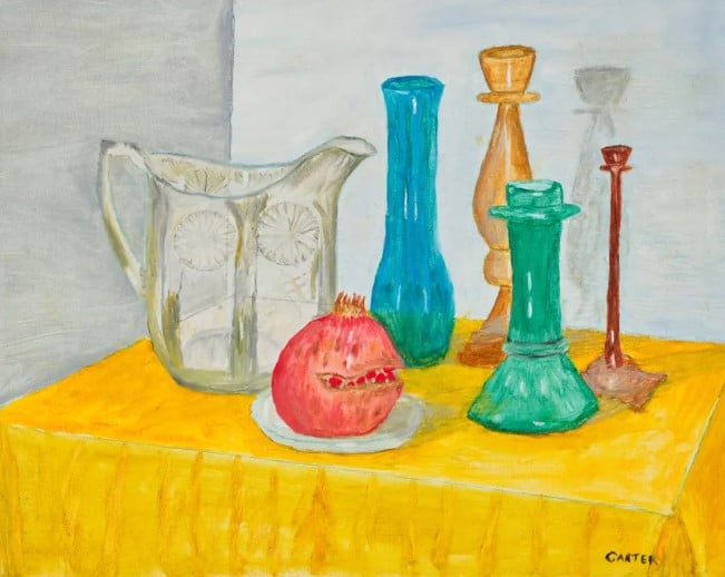 لوحة رسمها الرئيس الأمريكى السابق جيمى كارتر