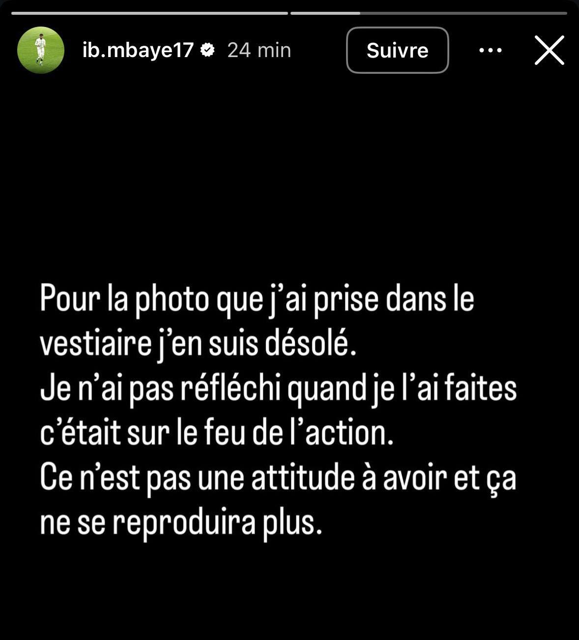 اعتذار مباي