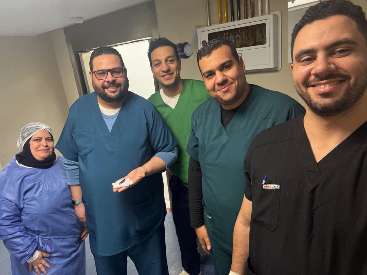 الفريق الطبى بقسم الجهاز الهضمي