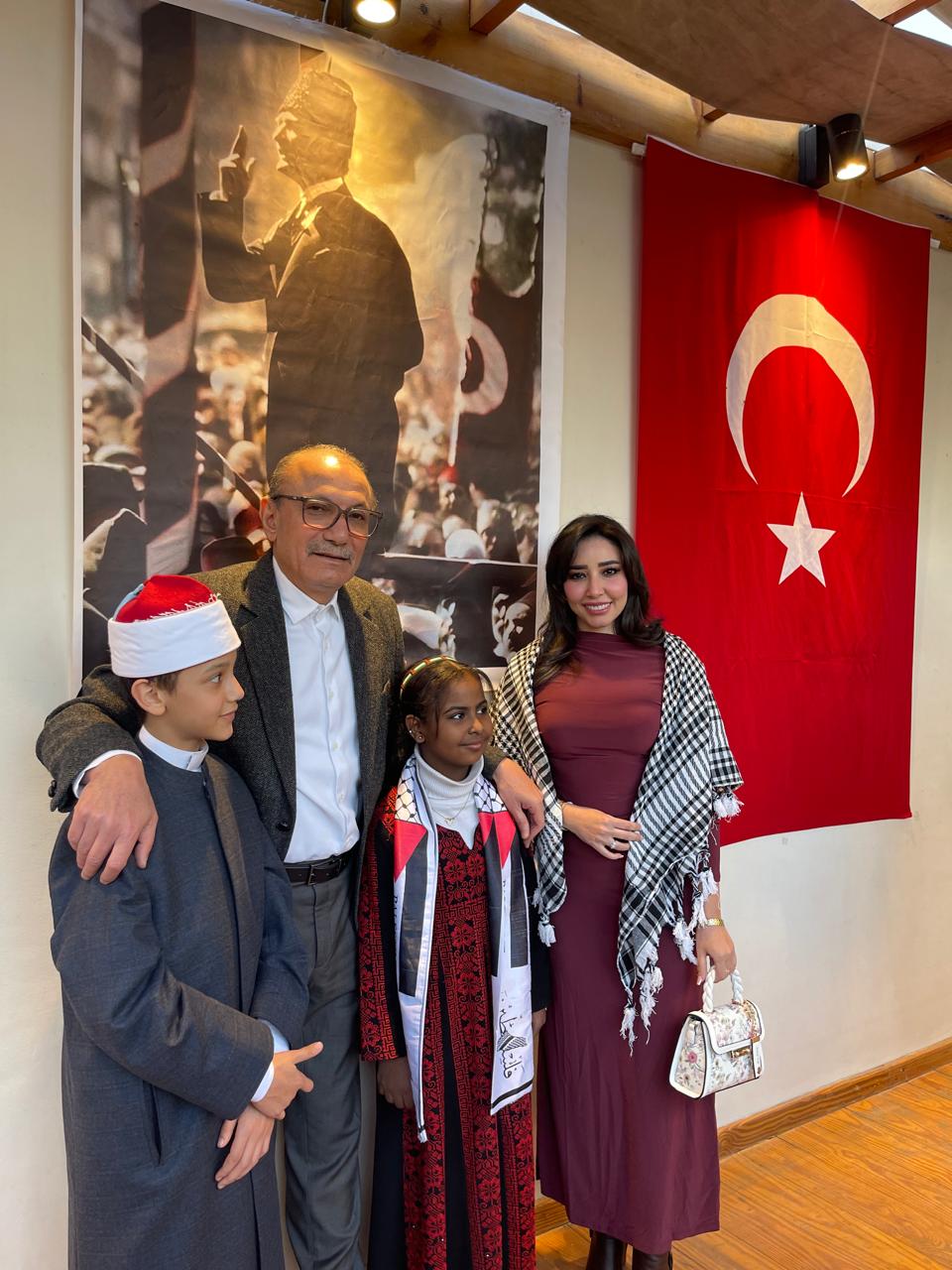 السفير التركى ينظم فعالية لدعم الفلسطينيين (2)