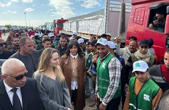 انجلينا جولي ،انجلينا جولى،انجلينا جولى الممثلة،انجلينا جولى الفنانة،انجلينا جولي في رفح