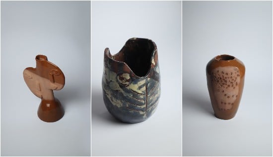 أعمال سعاد الخزفية