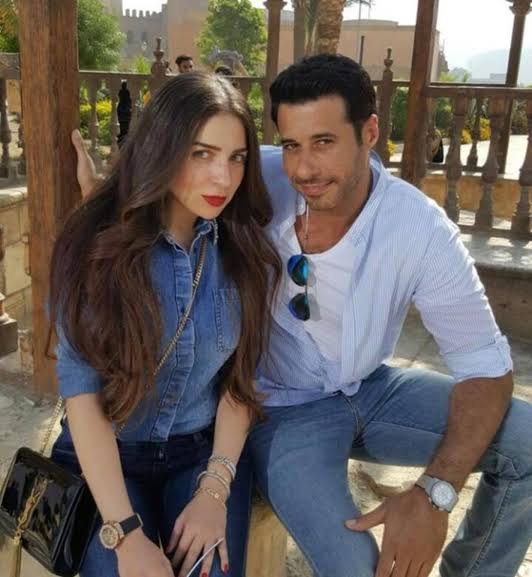 مي عز الدين وأحمد السعدني