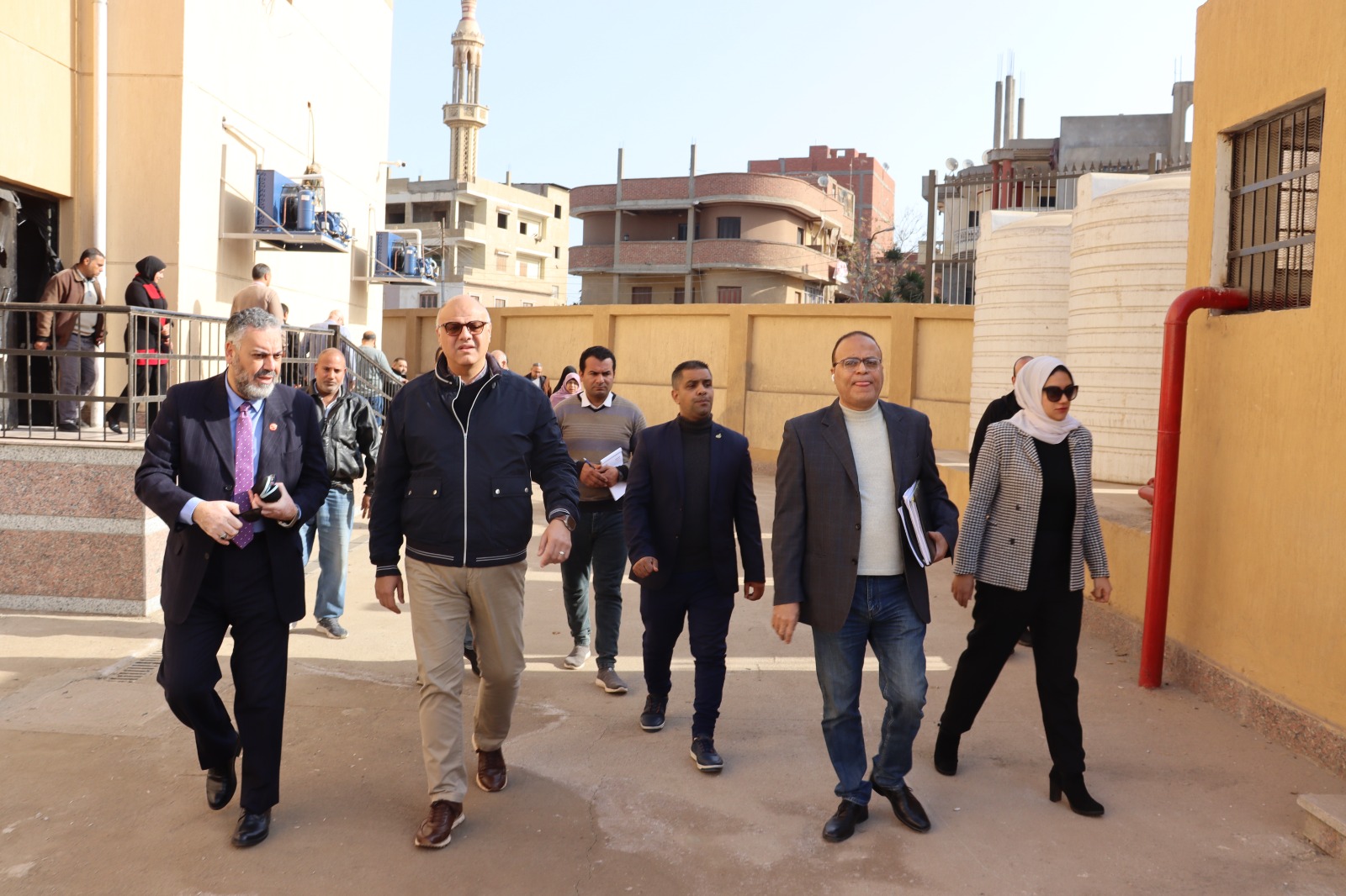 خلال الجولة بالمجزر