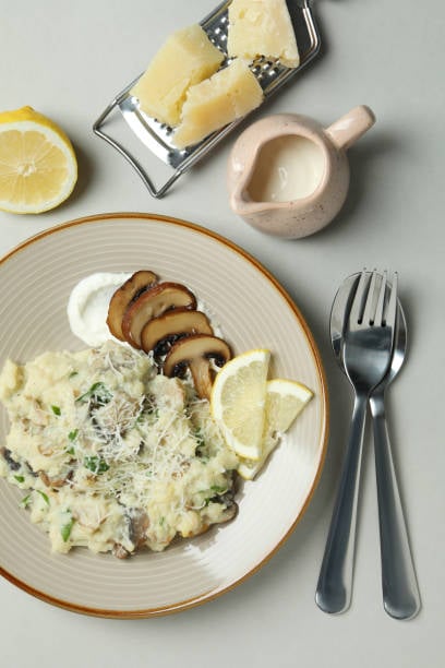 الأرز بالكريمة