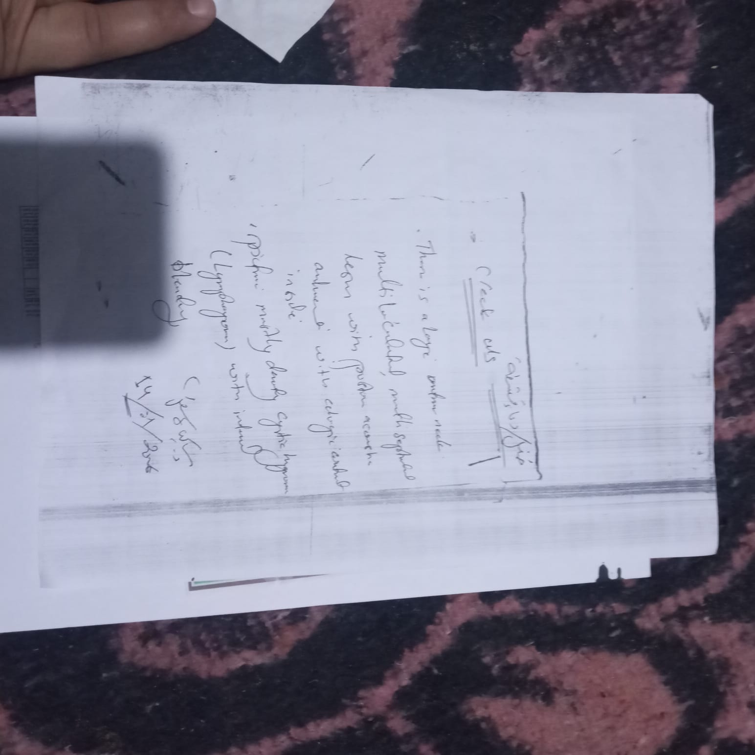 تقرير طبي للطفلة حور العين قشطة تقرير طبي للطفلة حور العين قشطة