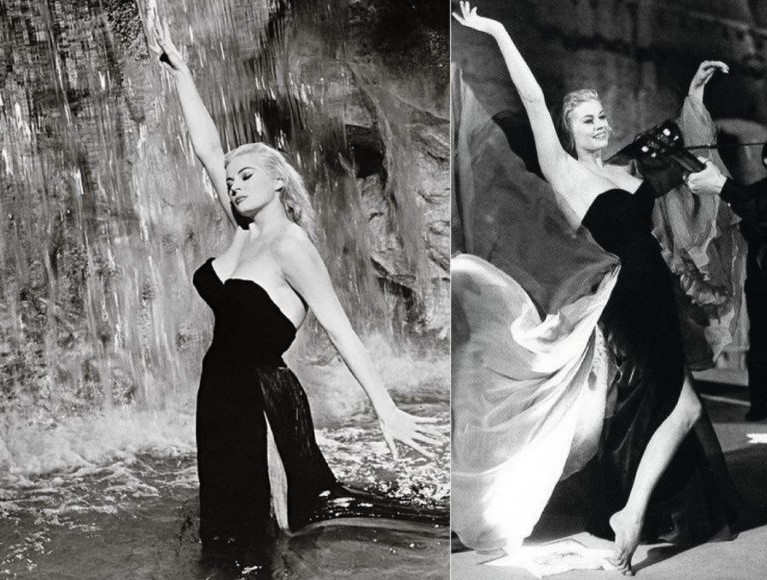 فستان فالنتينو الأسود