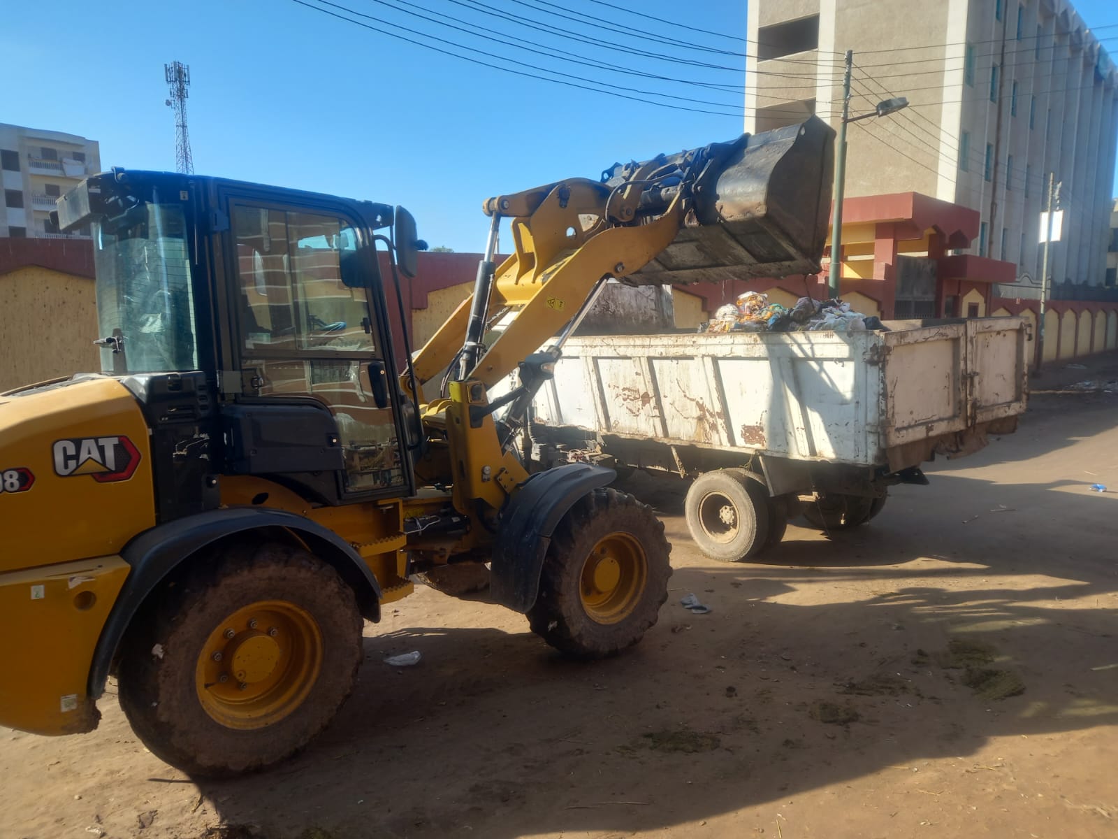 نقل القمامة من الشوارع