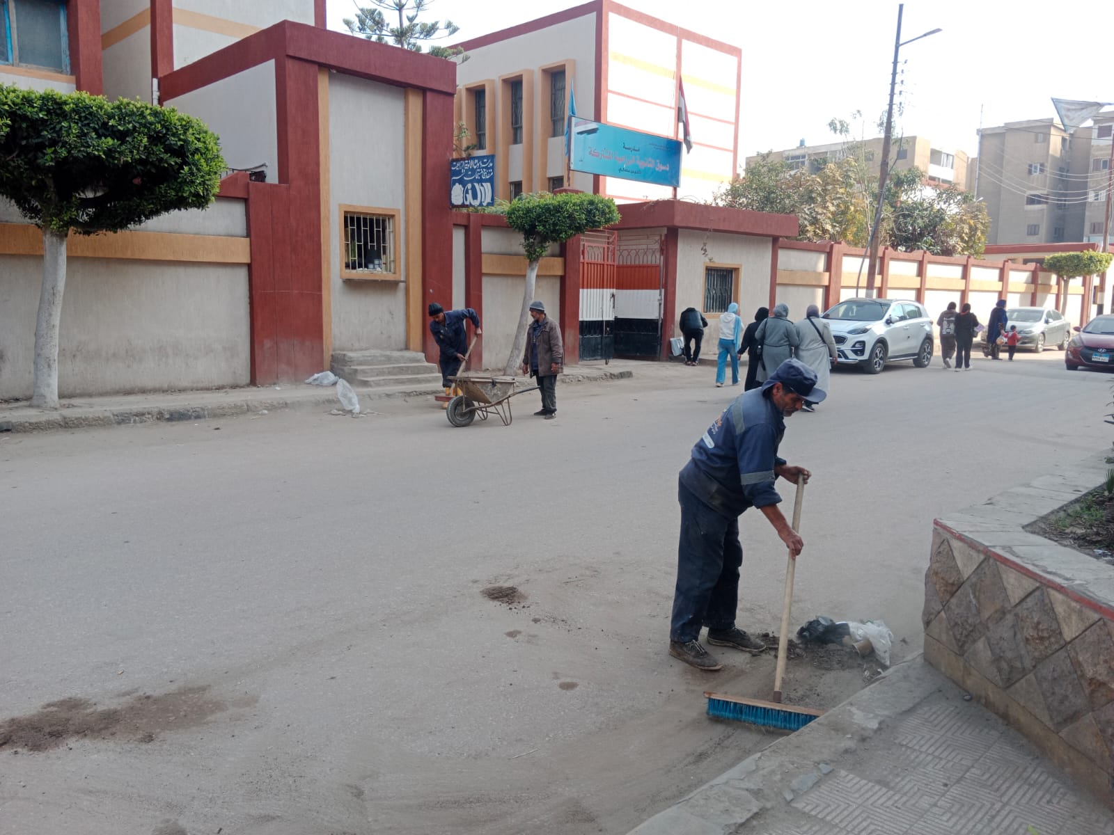 كنس الشوارع بدسوق