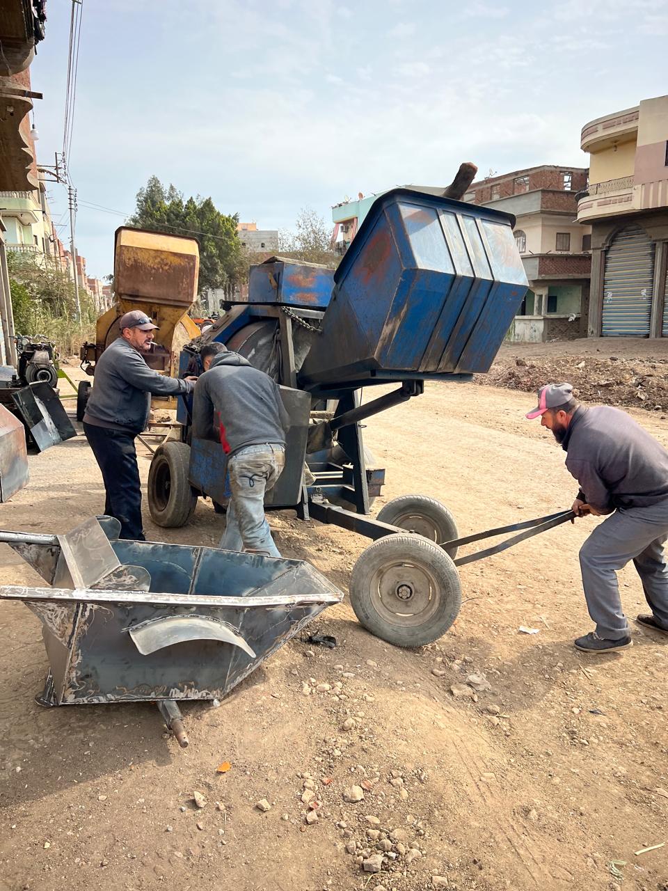 أثناء الاستعداد لبدء الصيانه