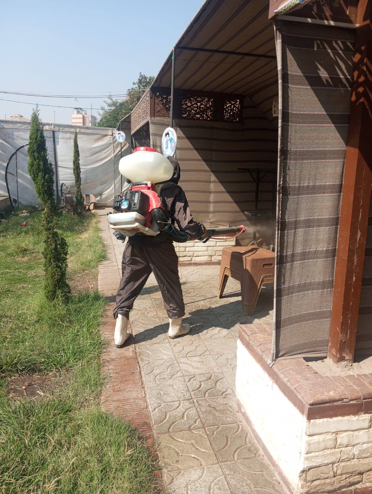 رش الحدائق العامة